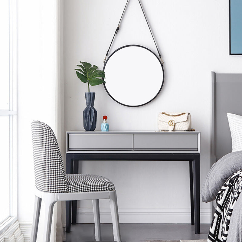 Modern Wooden Mirror Bedroom With Drawer Standing Vanity Dressing Table