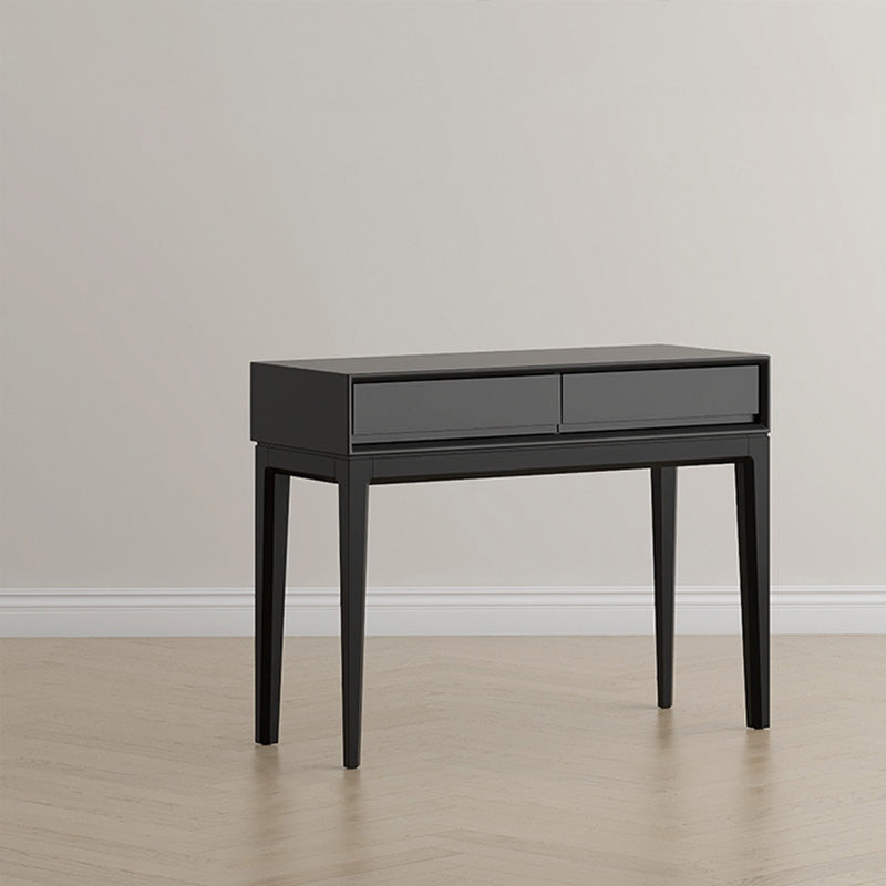 Modern Wooden Mirror Bedroom With Drawer Standing Vanity Dressing Table