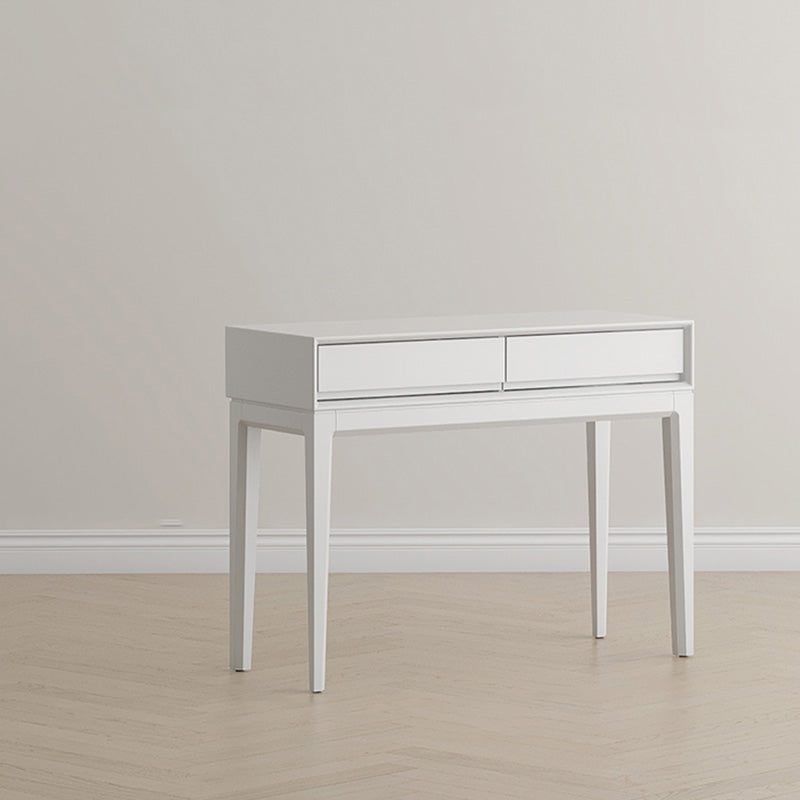 Modern Wooden Mirror Bedroom With Drawer Standing Vanity Dressing Table