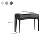 Modern Wooden Mirror Bedroom With Drawer Standing Vanity Dressing Table