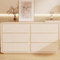 Cream Contemporary Bedroom With Drawer Wooden Lighted Mirror Make-up Vanity