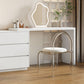 Modern Wooden Standing With Drawer White Bedroom Vanity Dressing Table Clearhalo 'Bedroom Furniture' 'furn' 'furn_makeup_vanities' 'Furniture' 'Makeup Vanities' 'makeup_vanities' 7590708