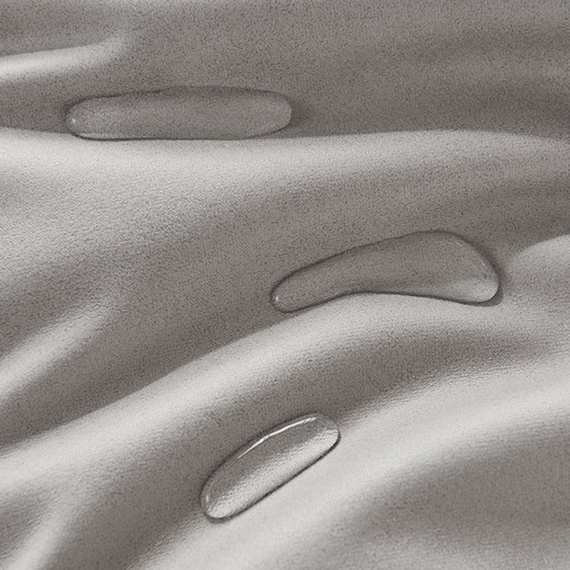 Testa tampone imbottita letto standard con legno grigio di conservazione 38,58 "di altezza