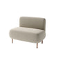Contemporary Sofa Living Room Faux Leather Sofa with Gold Metal Base