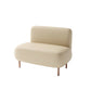 Contemporary Sofa Living Room Faux Leather Sofa with Gold Metal Base