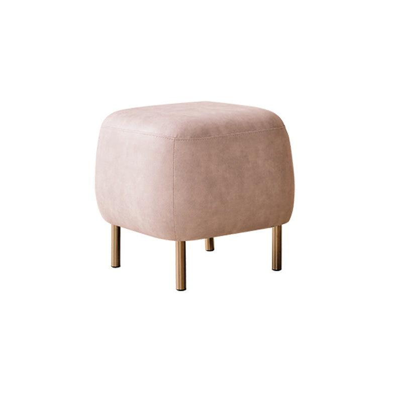 Contemporary Sofa Living Room Faux Leather Sofa with Gold Metal Base