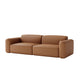 Contemporary Stationary Faux Leather Sofa Living Room Square Arm Tight Back Sofa Maroon Leather Clearhalo 'furn' 'furn_sofas' 'Furniture' 'Living Room Furniture' 'Sofa' 'sofas' 7590763