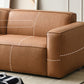 Contemporary Stationary Faux Leather Sofa Living Room Square Arm Tight Back Sofa Clearhalo 'furn' 'furn_sofas' 'Furniture' 'Living Room Furniture' 'Sofa' 'sofas' 7590774