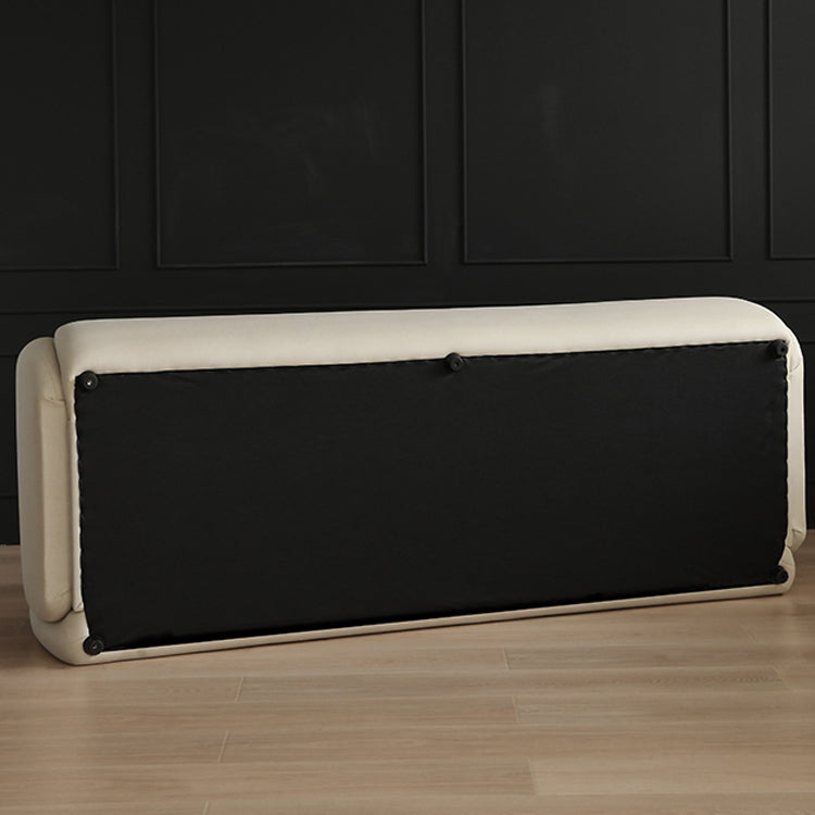 Divano braccio ad incasso contemporaneo stretto per soggiorno a beige