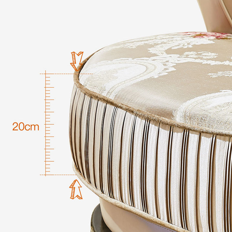 Traditional Slipcovered Cushions Sectionals & Chaise Tufted Rolled Arm Sectional Sofa