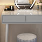 Contemporary Wooden Make-up Vanity in Grey/White With Drawer