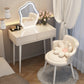 Contemporary Wooden Make-up Vanity in Grey/White With Drawer