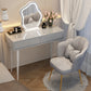 Contemporary Wooden Make-up Vanity in Grey/White With Drawer