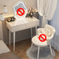 Contemporary Wooden Make-up Vanity in Grey/White With Drawer
