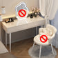 Contemporary Wooden Make-up Vanity in Grey/White With Drawer