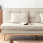 Adjustable Sofa Bed Linen Sofa without Arm in Soid Wood Tufted Sofa