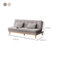 Adjustable Sofa Bed Linen Sofa without Arm in Soid Wood Tufted Sofa