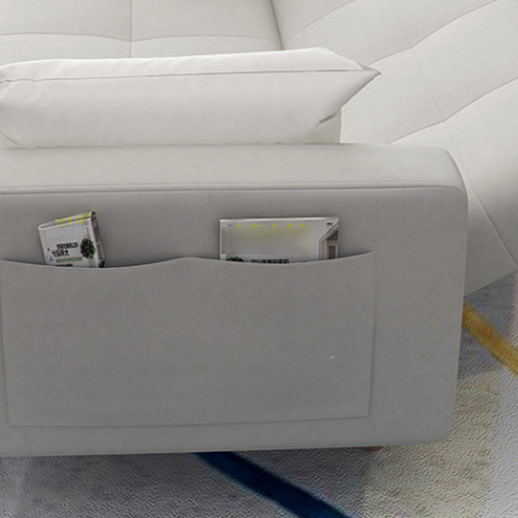 Scandinavian Seating Living Room Square Arm Biscuit Back Standard Settee Clearhalo 'furn' 'furn_sofas' 'Furniture' 'Living Room Furniture' 'Sofa' 'sofas' 7591570