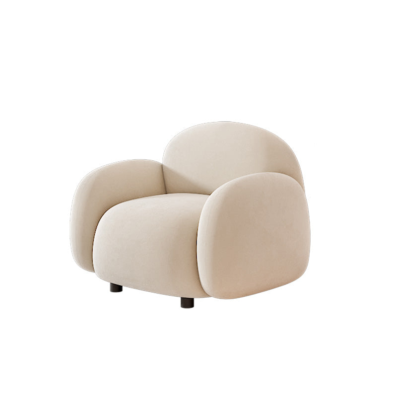 Sedute glam a braccio quadrato cuscini bianchi di divano soggiorno standard