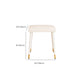 15" Wide Contemporary Make-up Vanity Wooden White Dressing Table Clearhalo 'Bedroom Furniture' 'furn' 'furn_makeup_vanities' 'Furniture' 'Makeup Vanities' 'makeup_vanities' 7591784