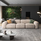 Tropical Settee Living Room Gray Cushions Standard Square Arm Seating Clearhalo 'furn' 'furn_sofas' 'Furniture' 'Living Room Furniture' 'Sofa' 'sofas' 7591787