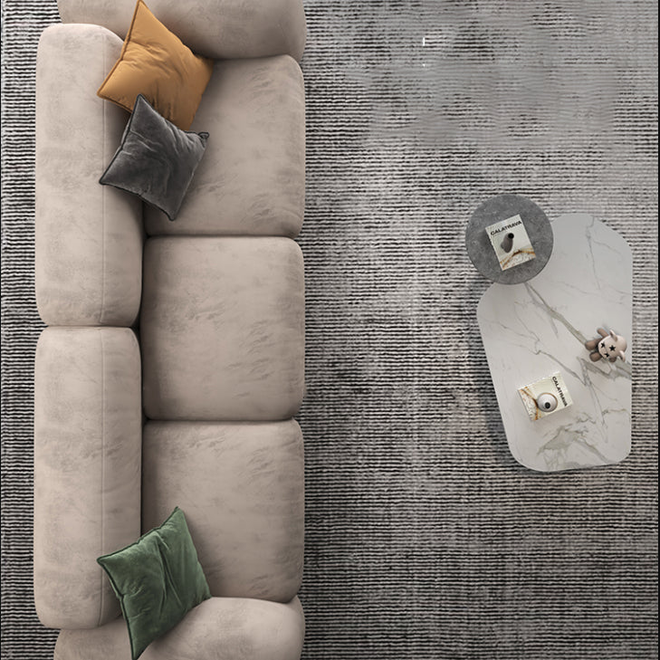 Tropical Settee Living Room Gray Cushions Standard Square Arm Seating Clearhalo 'furn' 'furn_sofas' 'Furniture' 'Living Room Furniture' 'Sofa' 'sofas' 7591798