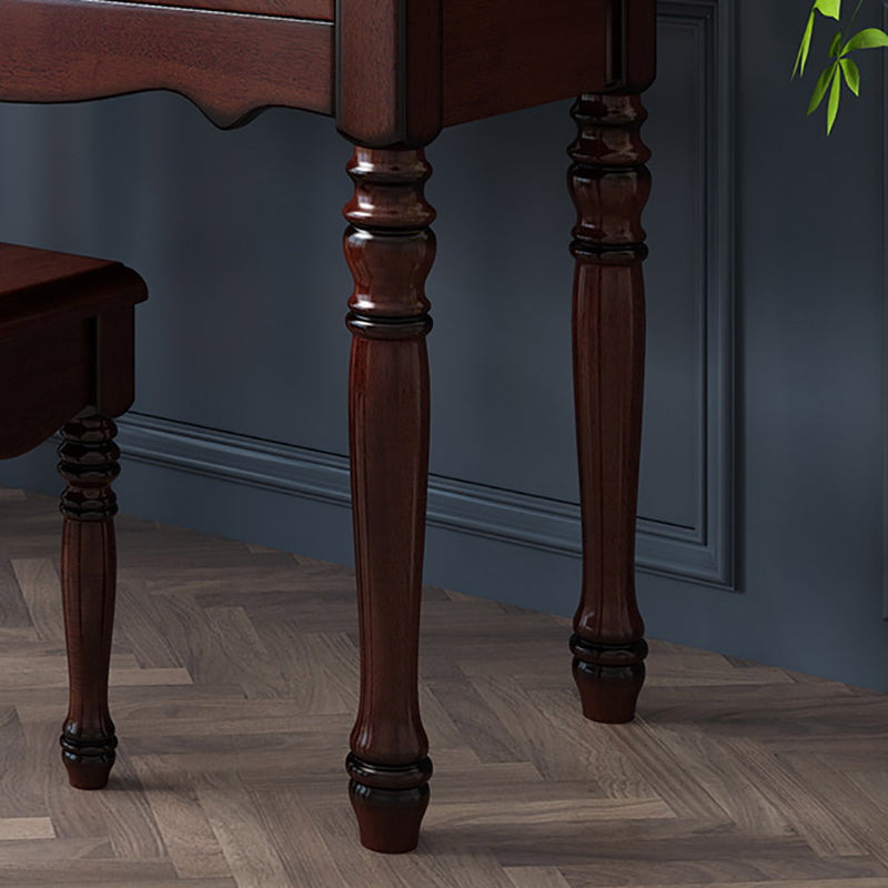 15" Wide Victorian Make-up Vanity Wooden Mirror Dressing Table Clearhalo 'Bedroom Furniture' 'furn' 'furn_makeup_vanities' 'Furniture' 'Makeup Vanities' 'makeup_vanities' 7591813