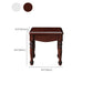 15" Wide Victorian Make-up Vanity Wooden Mirror Dressing Table Clearhalo 'Bedroom Furniture' 'furn' 'furn_makeup_vanities' 'Furniture' 'Makeup Vanities' 'makeup_vanities' 7591819