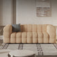 Skandinavisches Sofa Beige Wohnzimmertuxedo Arm Standard Tufted Sofe