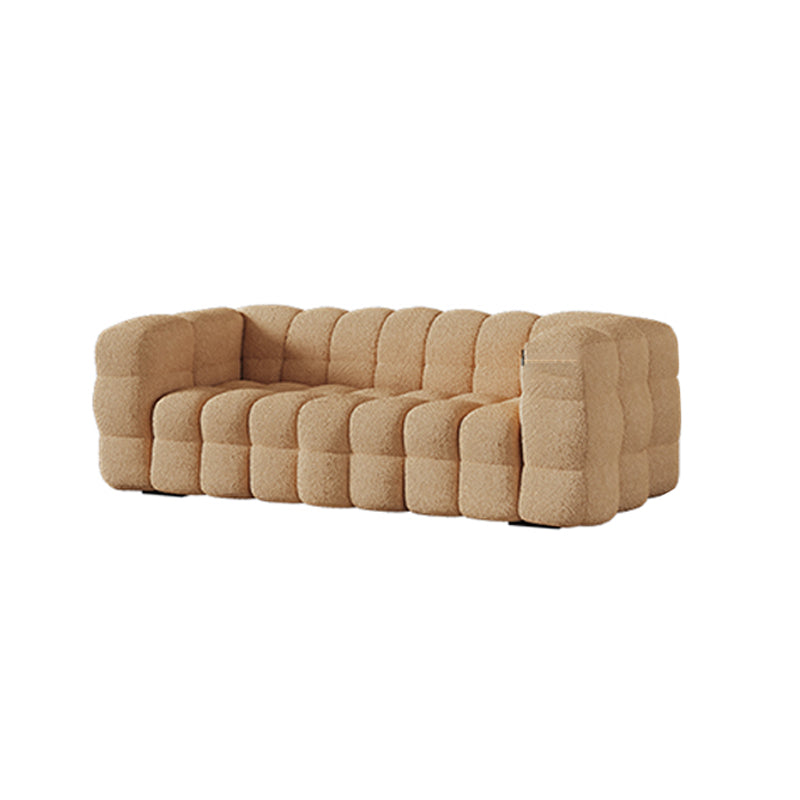 Skandinavisches Sofa Beige Wohnzimmertuxedo Arm Standard Tufted Sofe