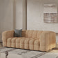 Skandinavisches Sofa Beige Wohnzimmertuxedo Arm Standard Tufted Sofe