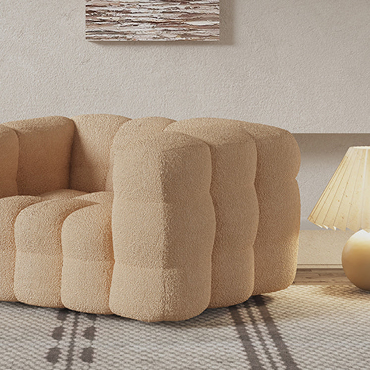 Skandinavisches Sofa Beige Wohnzimmertuxedo Arm Standard Tufted Sofe