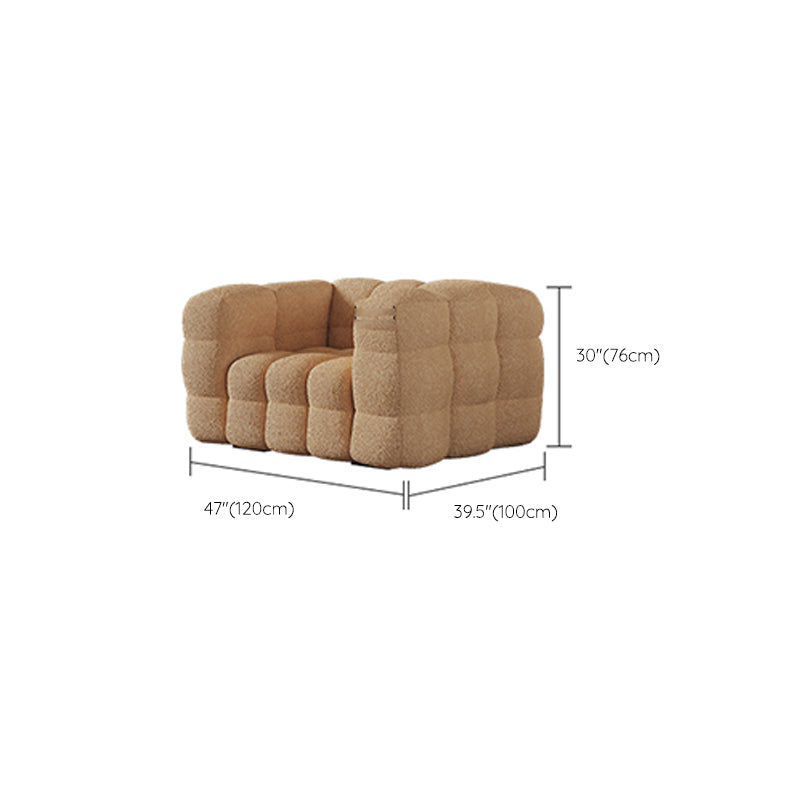 Skandinavisches Sofa Beige Wohnzimmertuxedo Arm Standard Tufted Sofe