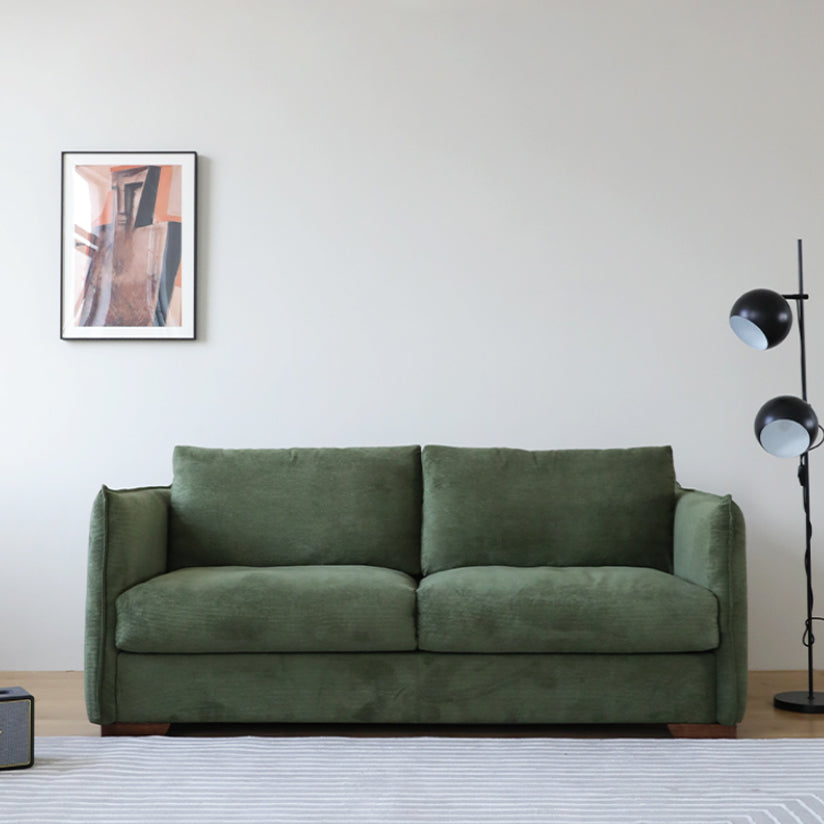 Divano divano scandinavo in tessuto soggiorno cuscini di divano standard braccio quadrato