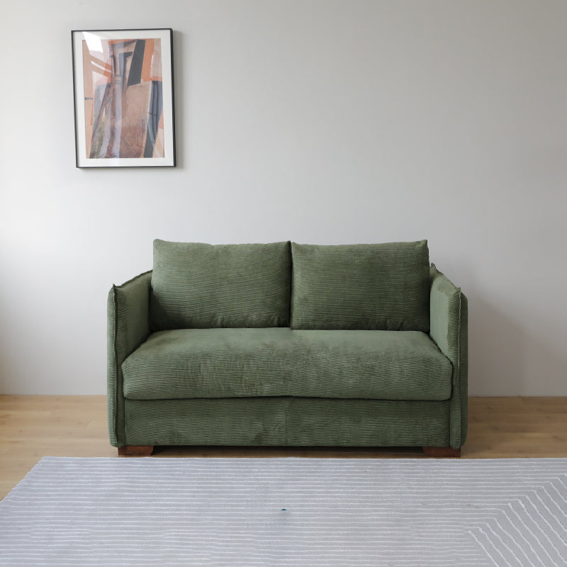 Divano divano scandinavo in tessuto soggiorno cuscini di divano standard braccio quadrato