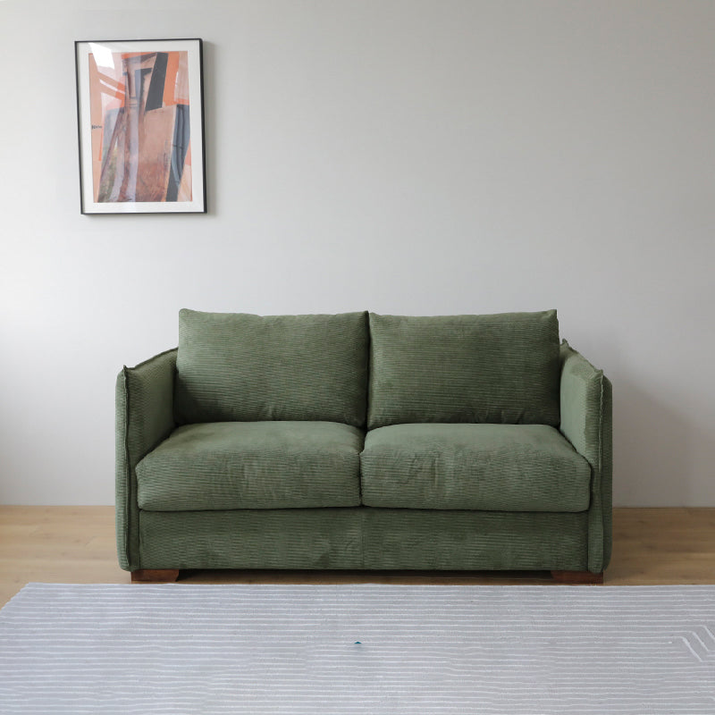 Divano divano scandinavo in tessuto soggiorno cuscini di divano standard braccio quadrato