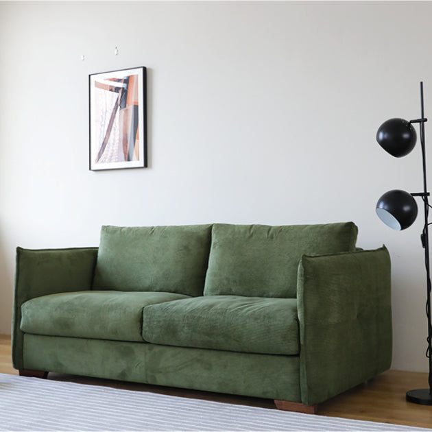 Divano divano scandinavo in tessuto soggiorno cuscini di divano standard braccio quadrato