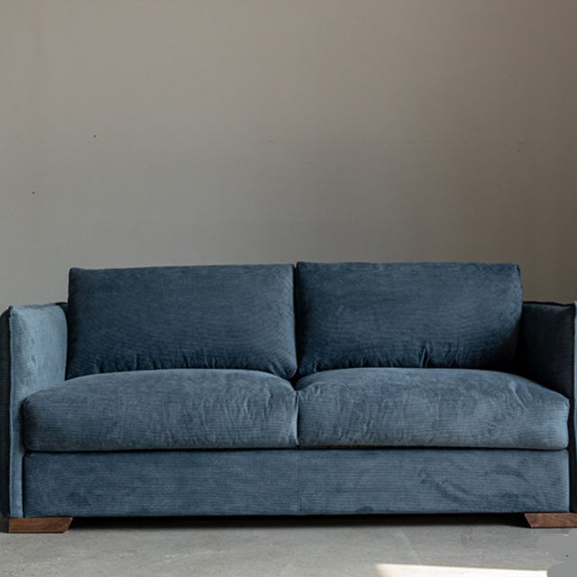 Divano divano scandinavo in tessuto soggiorno cuscini di divano standard braccio quadrato