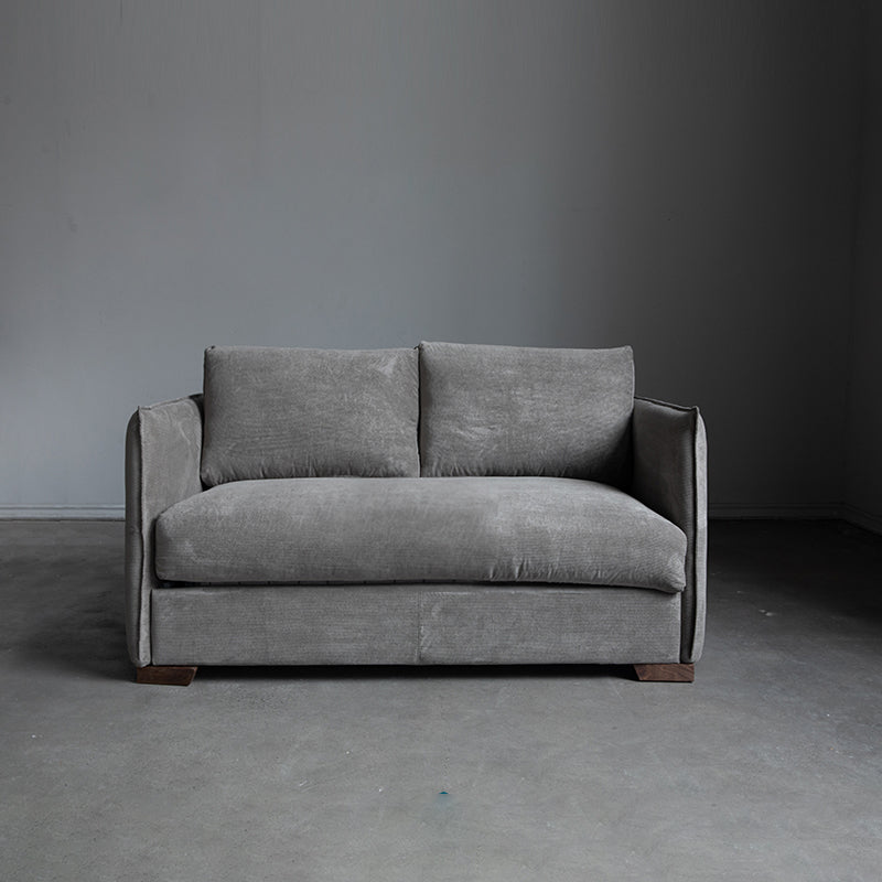 Divano divano scandinavo in tessuto soggiorno cuscini di divano standard braccio quadrato