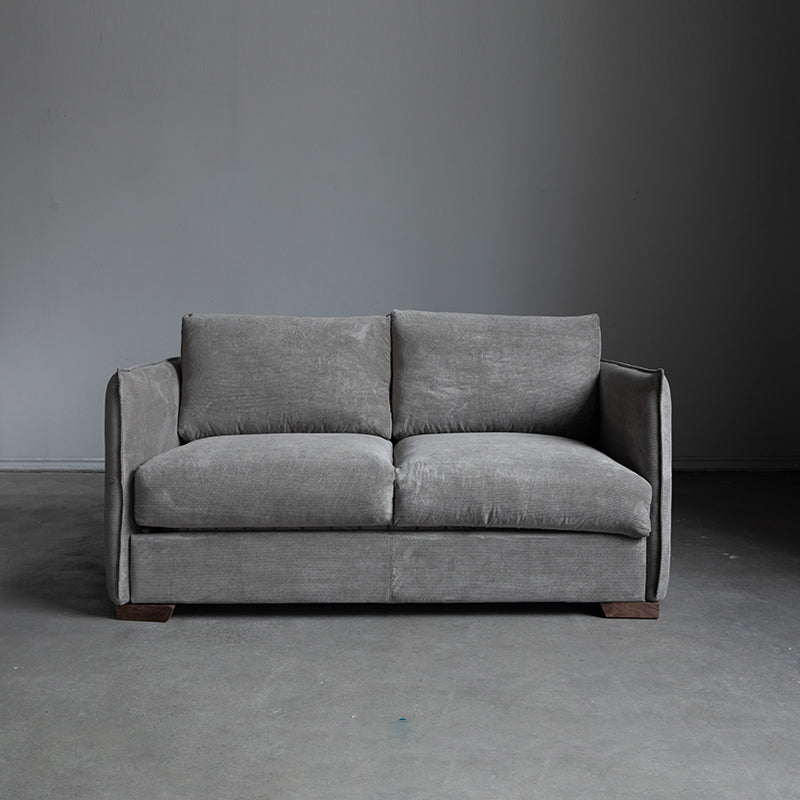 Divano divano scandinavo in tessuto soggiorno cuscini di divano standard braccio quadrato