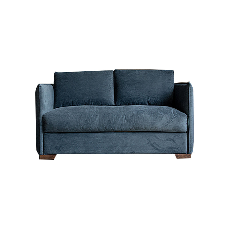 Divano divano scandinavo in tessuto soggiorno cuscini di divano standard braccio quadrato