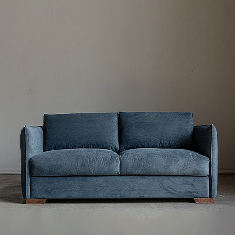 Divano divano scandinavo in tessuto soggiorno cuscini di divano standard braccio quadrato