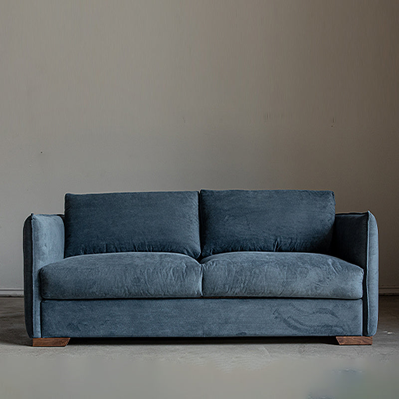 Divano divano scandinavo in tessuto soggiorno cuscini di divano standard braccio quadrato