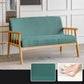 Contemporary Square Arm Sofa 31.49" High Linen Sofa with Tight Back