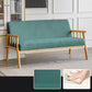 Contemporary Square Arm Sofa 31.49" High Linen Sofa with Tight Back