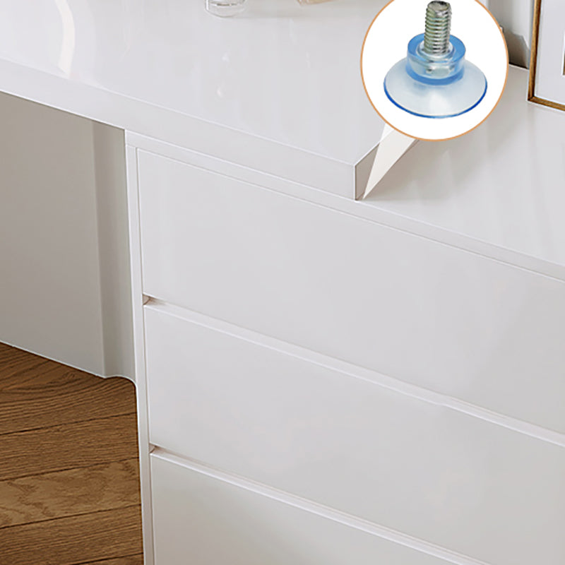 15 "brede Scandinavische ijdelheid tafel houten witte make-up ijdelheid