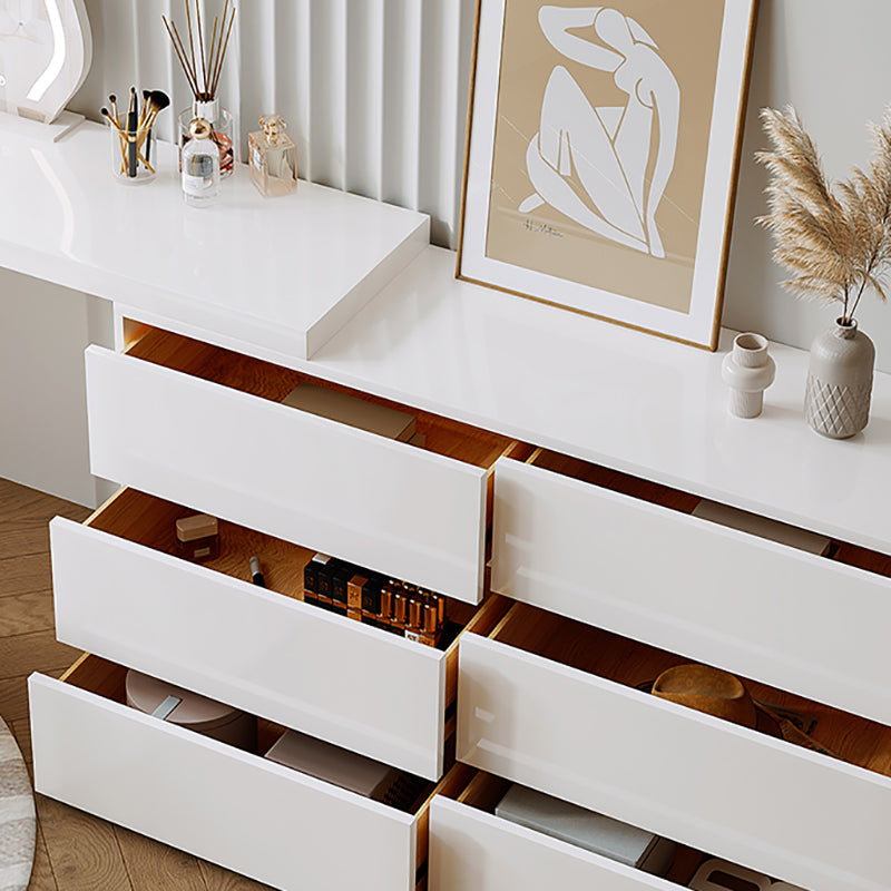 15 "brede Scandinavische ijdelheid tafel houten witte make-up ijdelheid