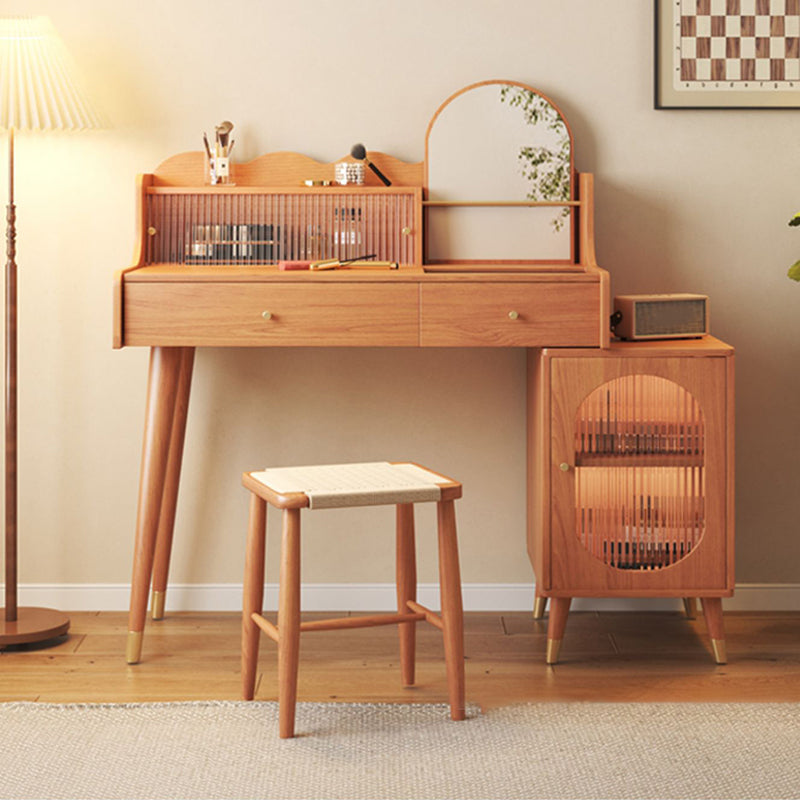 17 "brede traditionele ijdelheid tafel houten make-up ijdelheid met lade