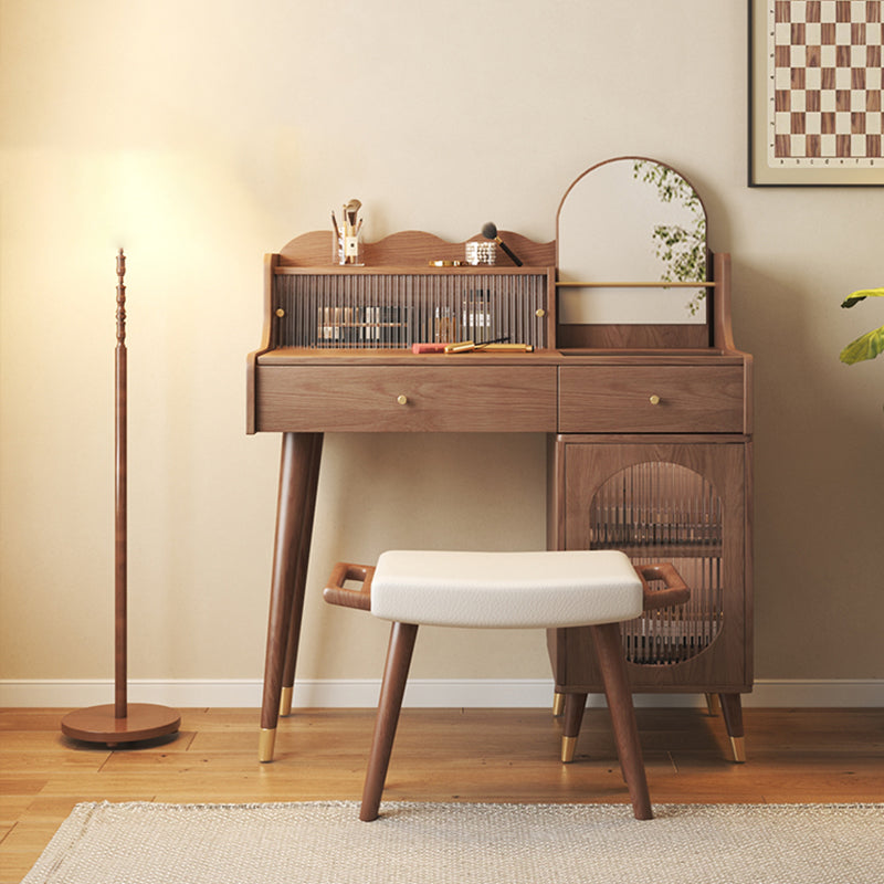 17 "brede traditionele ijdelheid tafel houten make-up ijdelheid met lade