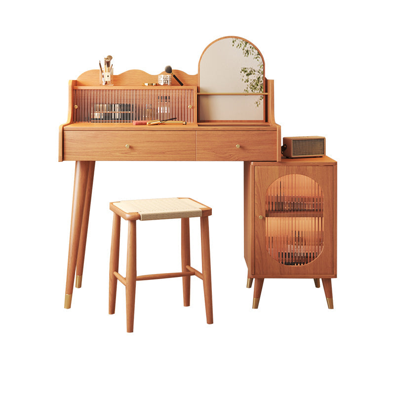 17 "brede traditionele ijdelheid tafel houten make-up ijdelheid met lade